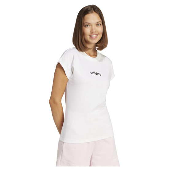 Adidas Γυναικεία κοντομάνικη μπλούζα Essentials Linear Single Jersey Tee Adidas Γυναικεία κοντομάνικη μπλούζα Essentials Linear Single Jersey Tee